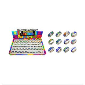 Rings Assorted Mood Band 60 pcs/ut