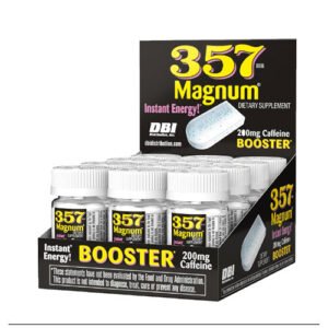 357 Magnum Caffeine Tablets 36 Count Bottle