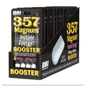 357 Magnum Caffeine Tablets 24 Packs 4 Tablets